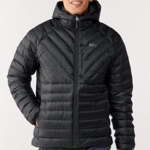 (BRAND NEW/NEVER WORN) REI Co-op Magma 850 Down Hoodie/Black/ Sz. M